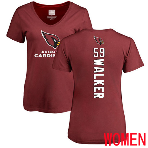 Arizona Cardinals Maroon Women Joe Walker Backer NFL Football #59 T Shirt->nfl t-shirts->Sports Accessory